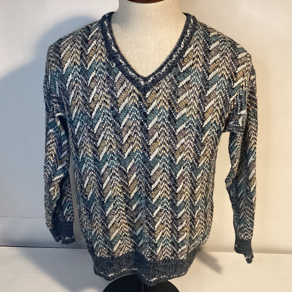 Italian made Gabicci mens Sweater made in Italy size medium Cotton and Linen